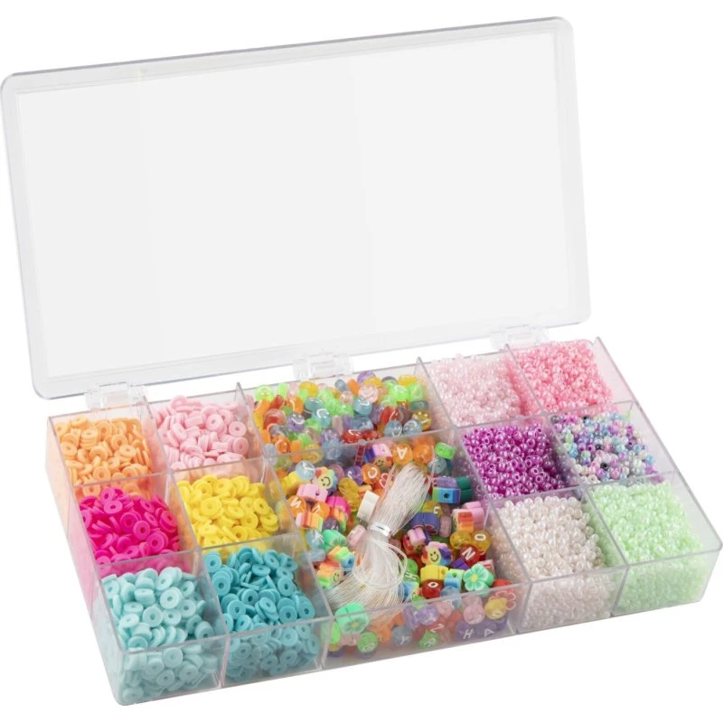 Joya Smykkesæt - DIY Perlesæt med 15 perler og tråd