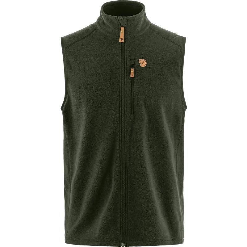 Fjällräven Övik Lite Fleece Vest Herre – Deep Forest