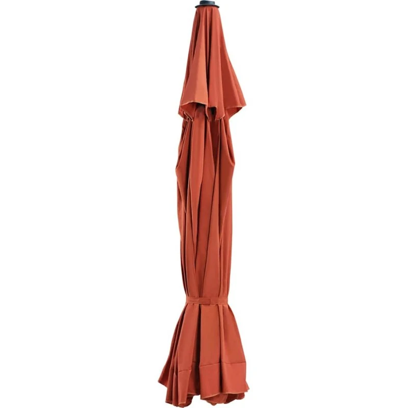 vidaXL udskiftningsdug til parasol, 515 cm, terracotta
