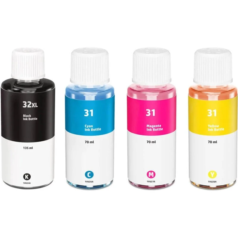 HP 31/32 blækpatron sæt 4 farver (BK/C/M/Y) 300 ml – alternativ