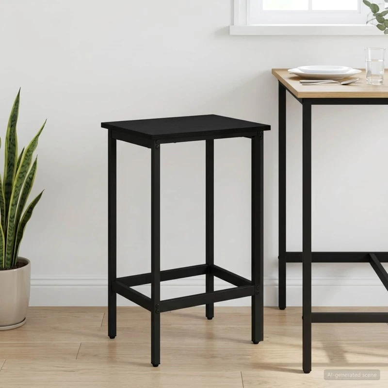vidaXL Barstol Sort eg 40 x 32 x 64 cm