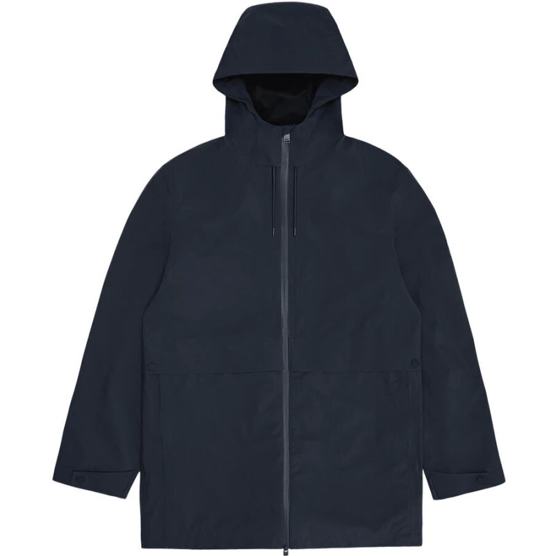 RAINS Suva Hardshell Long Jacket W3 - Navy
