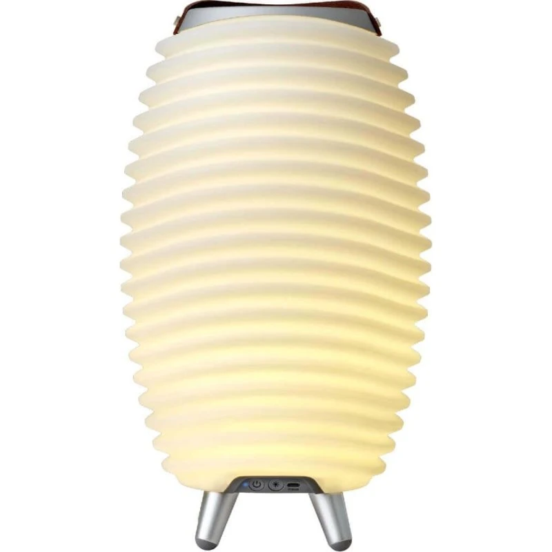Kooduu Synergy 35 LED bordlampe med højttaler og drikkekøler - hvid
