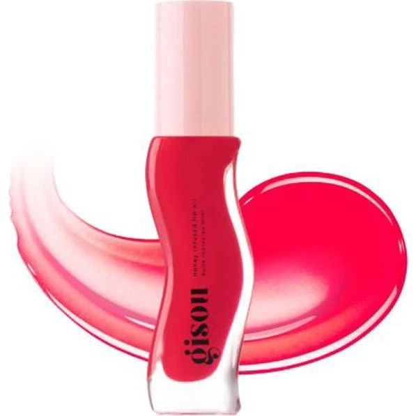 Gisou Honey Infused Lip Oil Strawberry Sorbet - 8ml