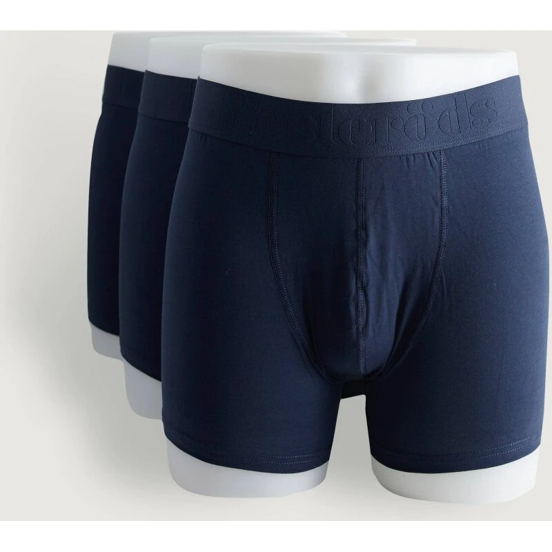 Resteröds Boxer Organic Cotton 3-pak – Navy