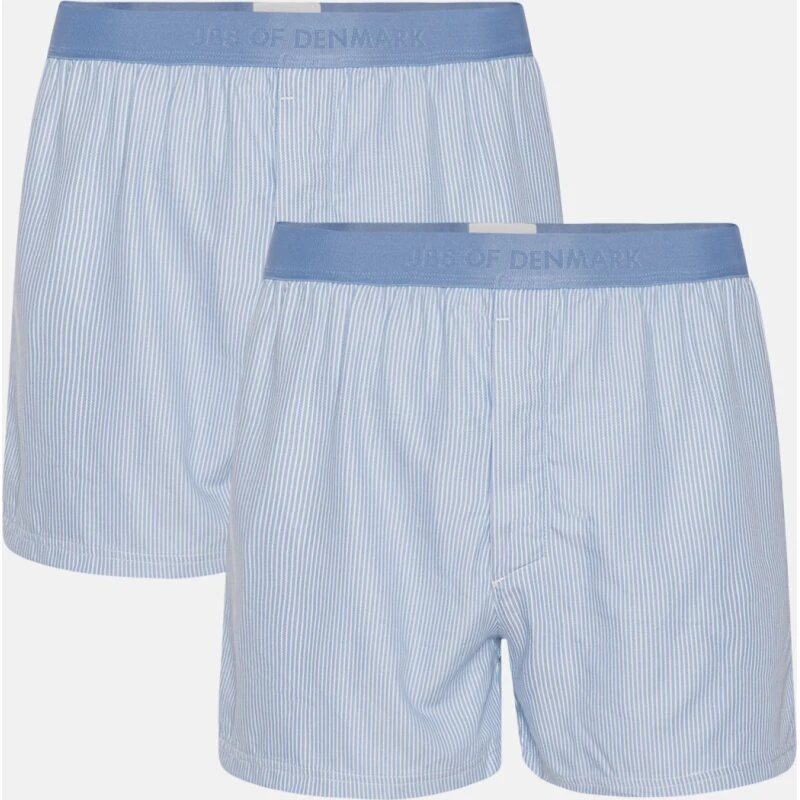 JBS of Denmark 2-pak bambus boxershorts loose fit - blå