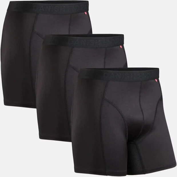 Endurance 6-pak Sports Boxer Shorts, sort/blå