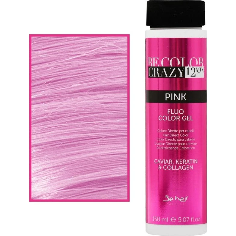 Be Hair Be Color Crazy Gel Hårtoner Pink 150ml