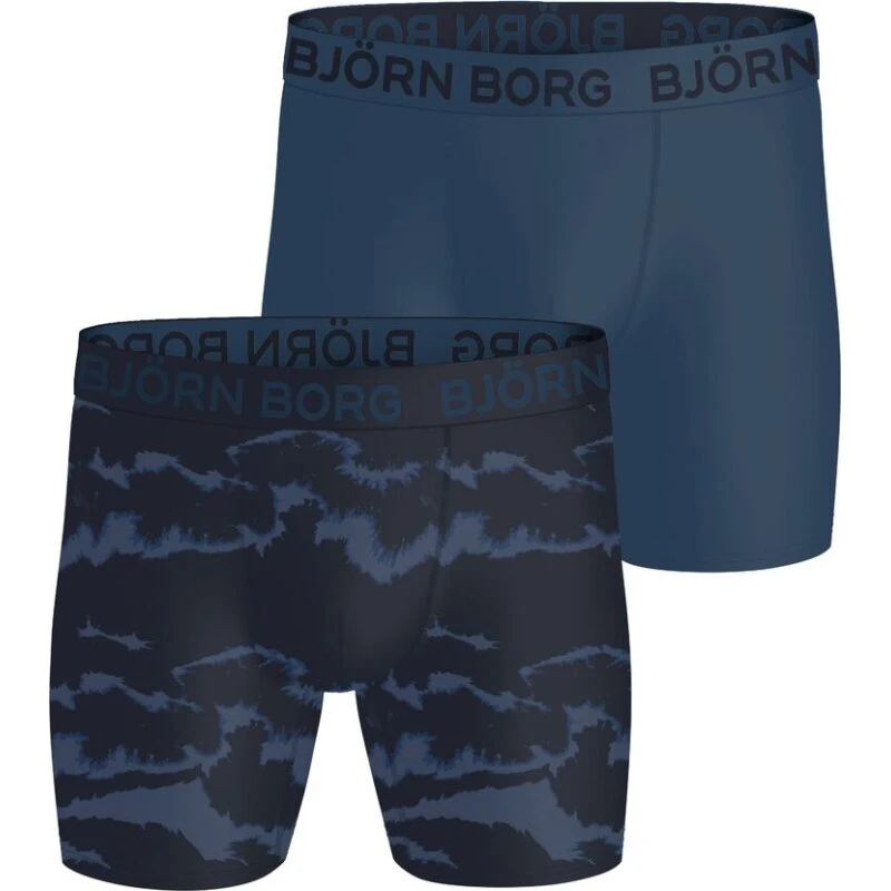 Björn Borg Sports Lightweight Boxers 2-pak, Marine/Blå