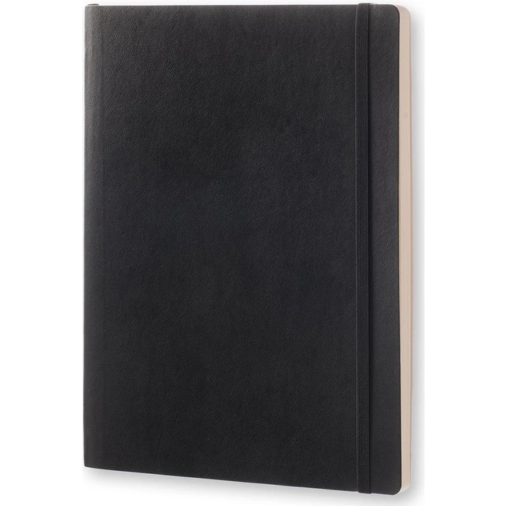 Moleskine Classic Notesbog - X-Large, Sort, Prikket