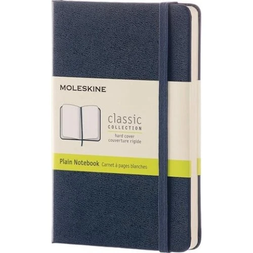 Moleskine Classic Hard Cover Pocket Notesbog - Safir, Blank