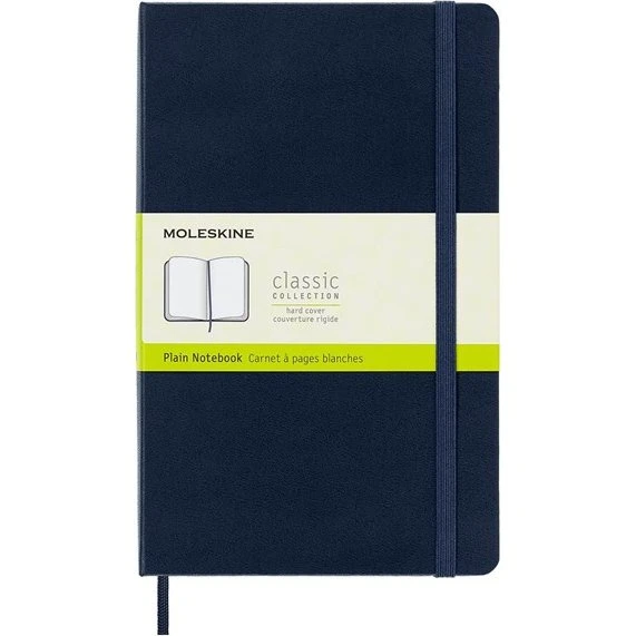 Moleskine Classic Hardcover Notesbog Large - Blå