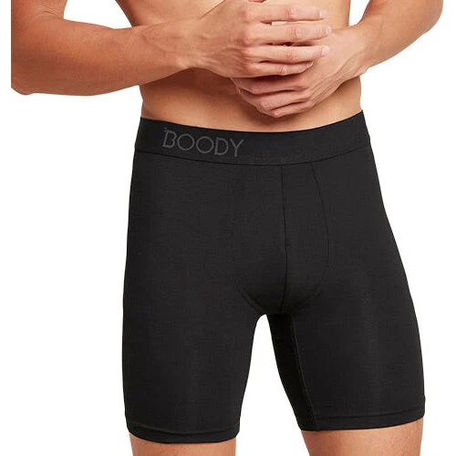 Boody Everyday bambus underbukser med lange ben - Sort, M