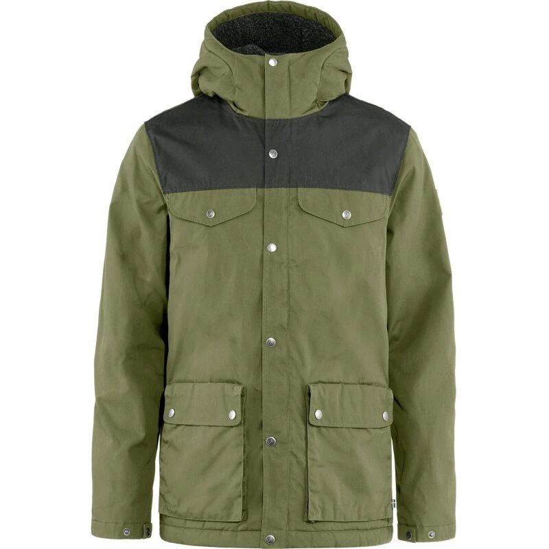 Fjällräven Greenland Winter Jacket Herre - Green/Dark Grey