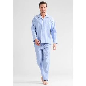 Polo Ralph Lauren Langærmet pyjamasæt i blå gingham