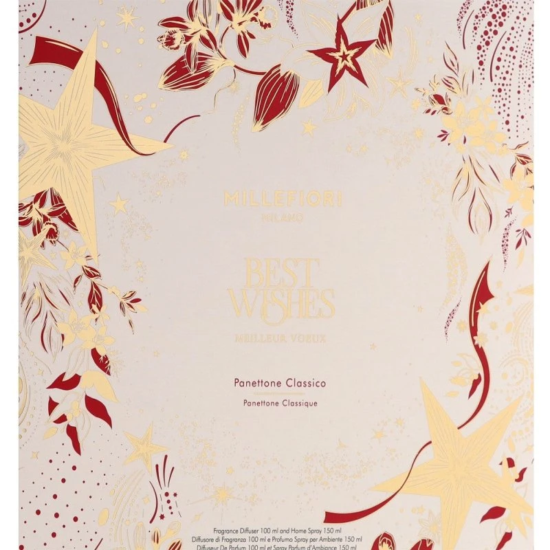 Millefiori Best Wishes Classic Panettone gaveæske
