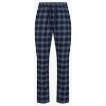 JBS Stribede flonel natbukser til mænd, Navy