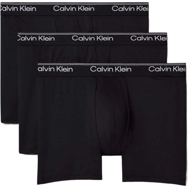 Calvin Klein Boxer Brief 3-pak Microfiber, Sort, M
