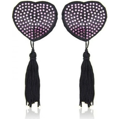Shine Red Nipples Tassels Nipple Covers