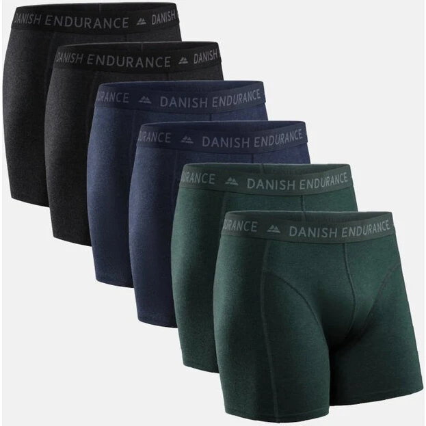 Danish Endurance Classic Trunks 6-pak – sort