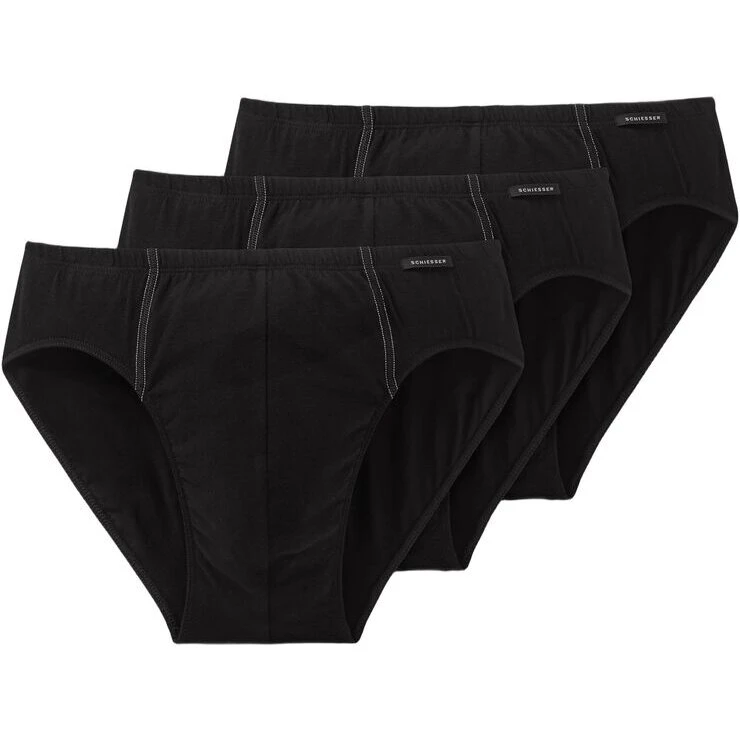 SCHIESSER Essentials Supermini 3-pak - mørkeblå