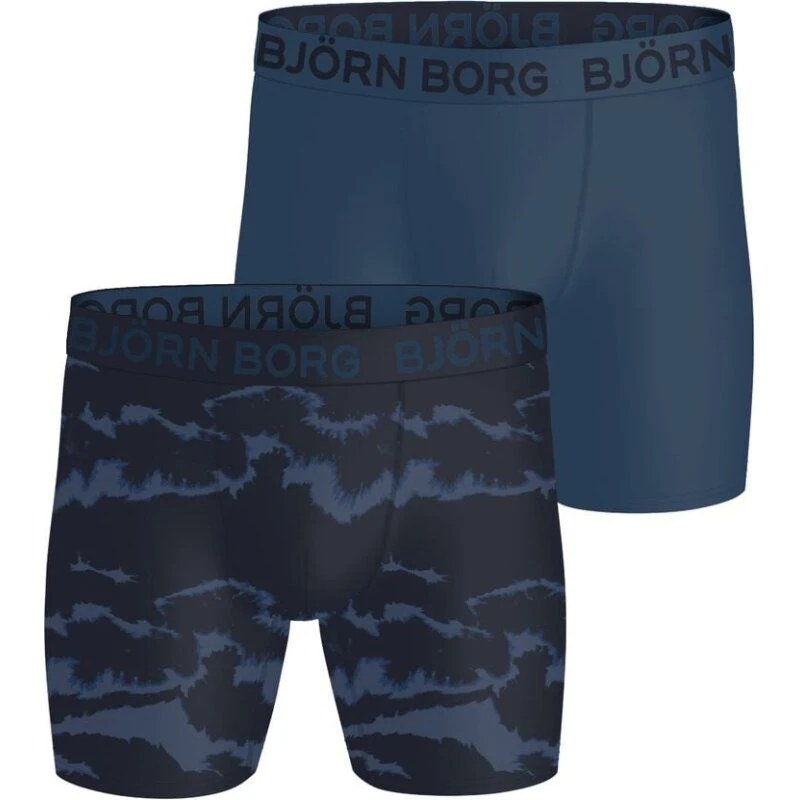 Björn Borg Sports Letvægtsboxers 2-pak, marine/blå