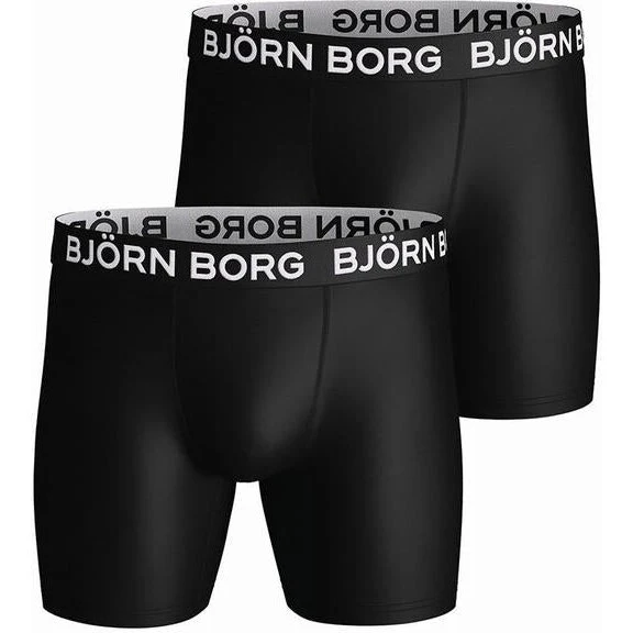 Björn Borg Performance Boxer 2-pack, sort