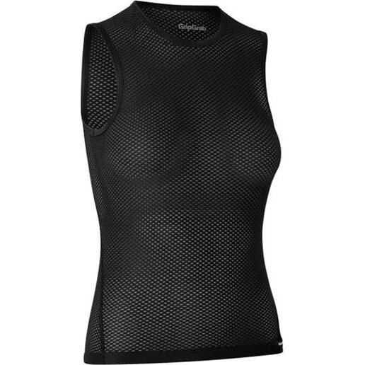 GripGrab Ultralight Mesh Ærmeløs Base Layer Dame - Sort