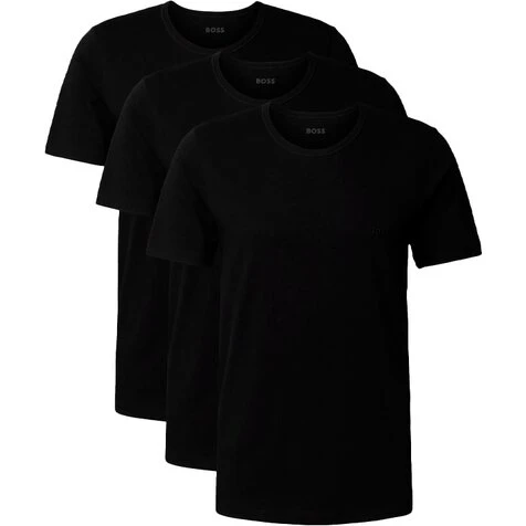 BOSS 3-pak Regular T-shirt sort