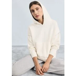 Calvin Klein Plush Hoodie - Ivory