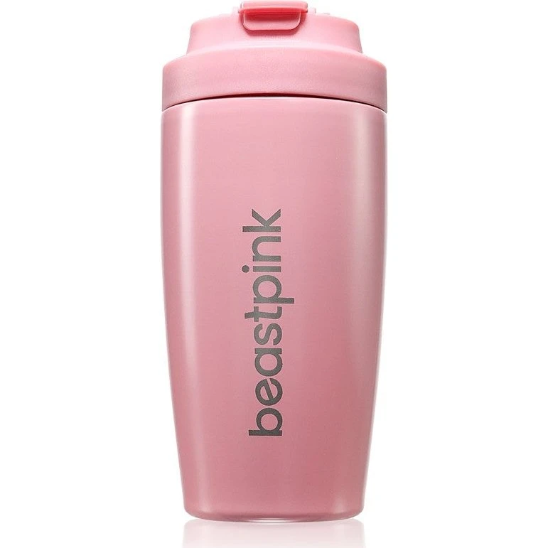 BeastPink Termokrus med sugerør, Pink, 500 ml