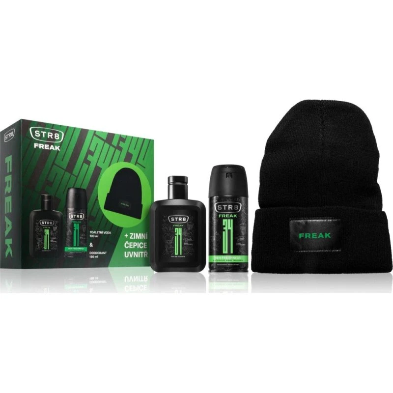 STR8 FR34K Gavesæt: EDT 100 ml & Deospray 150 ml