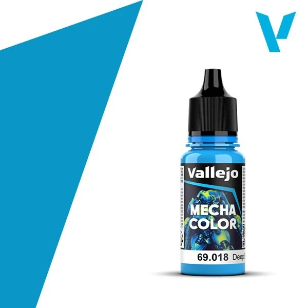Vallejo Mecha Airbrush Color - Deep Blue - 18ml