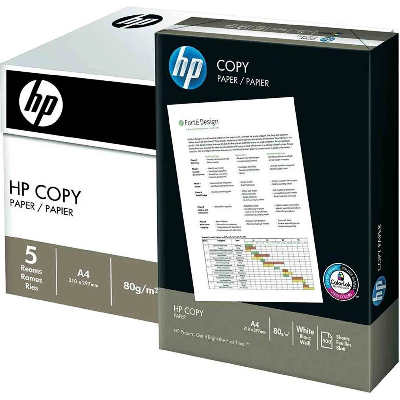 HP Kopipapir A4 80 g/m² - 500 ark (hvid)