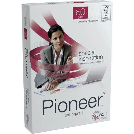 Pioneer Kopipapir A4 80 g 500 ark m/4 huller