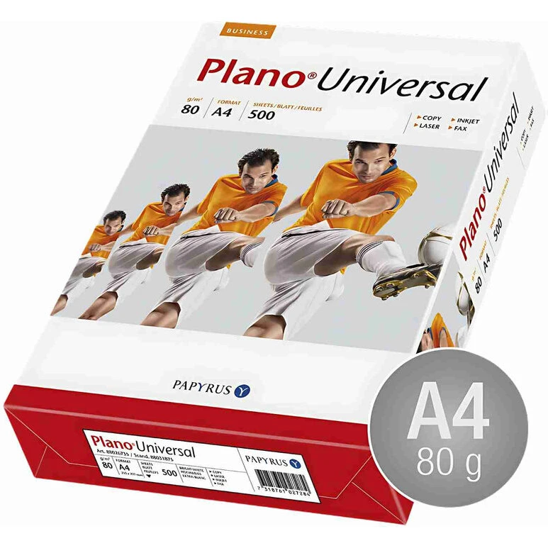 Plano Universal A4 80 g printerpapir, 500 ark (hvidt)