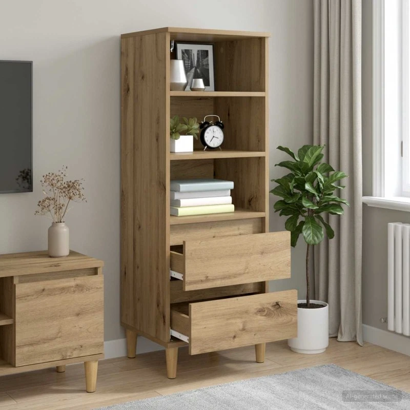 vidaXL Highboard Artisan-eg 40 x 36 x 110 cm