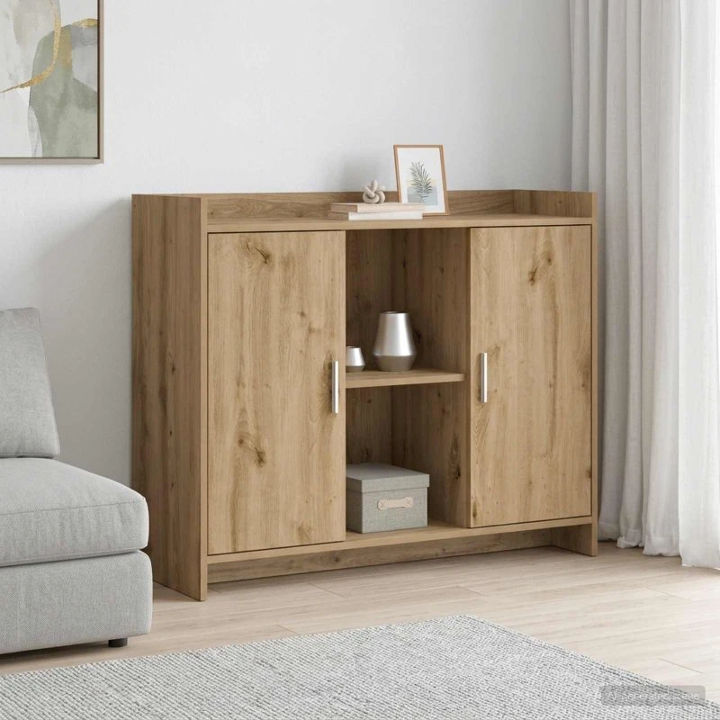 vidaXL Sideboard 98,5 x 33 x 80 cm - Moderne opbevaring