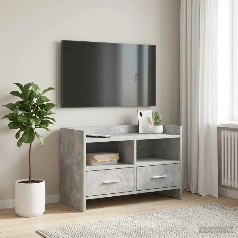 vidaXL TV-skab 71,5 x 33 x 47 cm - Betongrå
