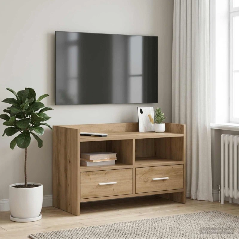 vidaXL TV-skab i artisan-eg, 71,5 x 33 x 47 cm