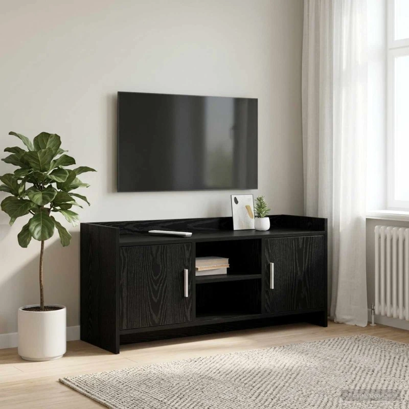 vidaXL TV-skab Sort eg 102 x 33 x 47 cm