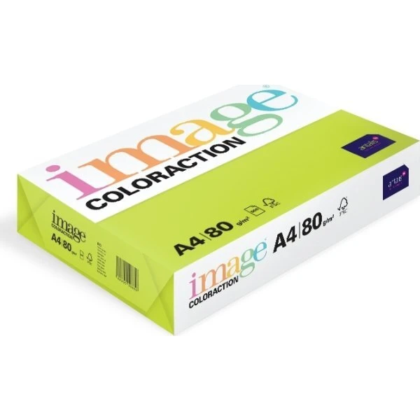 Image Coloraction A4 80 g Neon Green - 500 ark