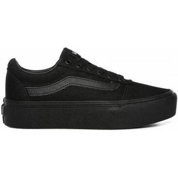 Vans Ward Platform dame sneakers, sort, str. 34,5