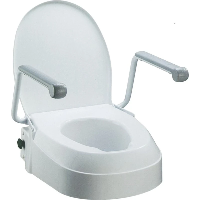 Toiletforhøjer med justerbare armlæn