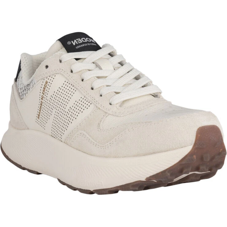 Woden Mathilde Runner Leather - Blanc de Blanc