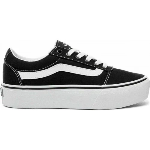 Vans Ward Platform dame sneakers, sort, str. 35