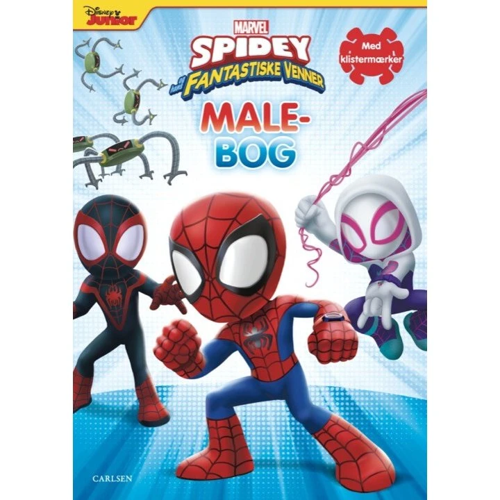 Spidey og Hans Fantastiske Venner Malebog - 6 stk. - Carlsen
