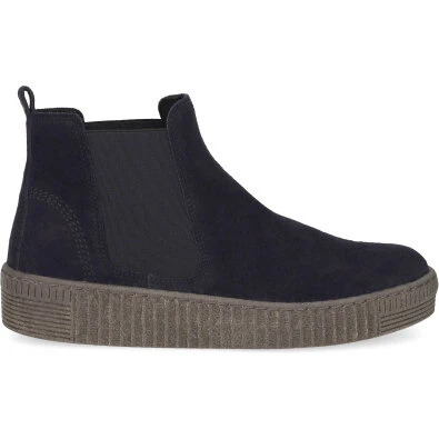 Gabor Chelsea Støvle Dame 73.731.16 - Mørkeblå Ruskind