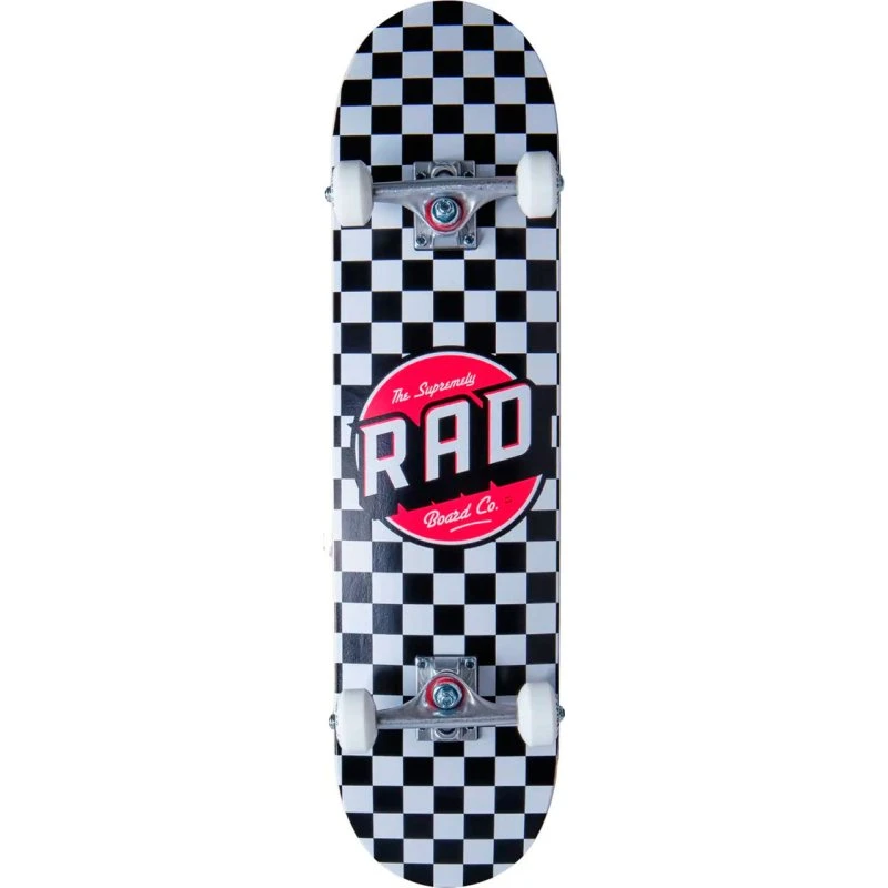 RAD Checkers Komplet Skateboard 7.75" - Sort