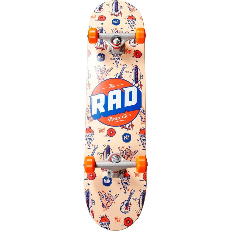 RAD Logo Progressive Komplet Skateboard 7.75" - Wallpaper